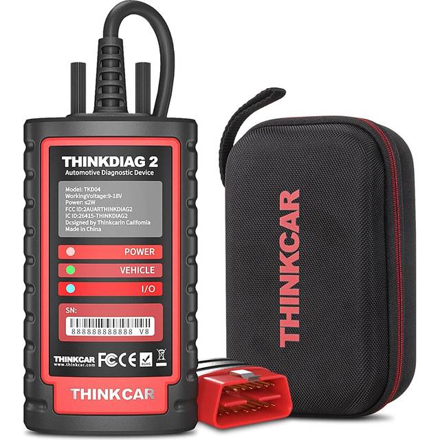 thinkcar obd2 Diagnosegerät,ThinkDiag 2 Bluetooth OBD2 Diagnose Scanner für Alle Fahrzeuge mit 15 Reset Funktionen für Alle System Diagnosen,Autodiagnose Unterstützung OBDII/EOBD/CAN-FD Protokoll…