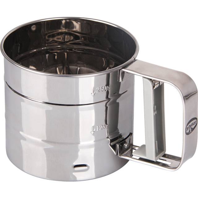 Mjölsikt 15,5 cm, rostfritt stål - Silver