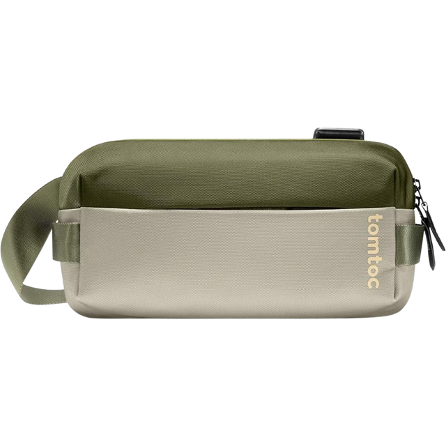 tomtoc Kompakt sling bag slingväska, 4 liter Minimalistisk bröstväska Axelväska Axelremsväska för män och kvinnor, Vattenavvisande, lätt liten crossbody Axelväskor för fritid och resor