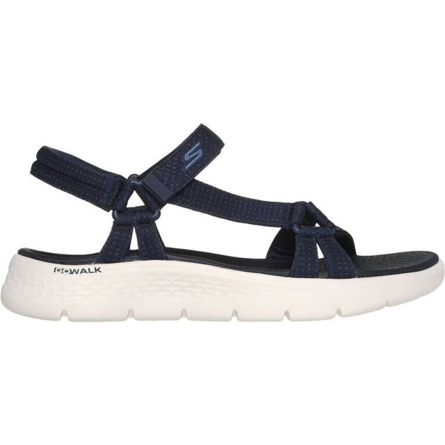 Skechers Dam GO Walk Flex Sandal Sublim, Marinblå textil, 38 EU