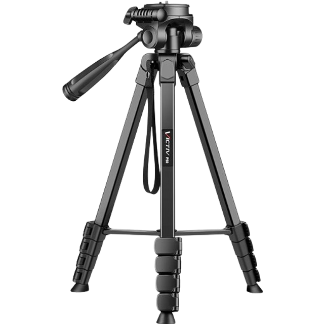 "New Camera Phone Tripod, 67.7""/172cm Portable Aluminum Phone Tripod Stand with Detachable 3-Way Head for DSLR Canon Nikon Sony Action Camera with"