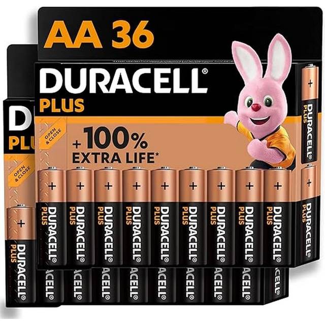 Duracell Plus AA Alkaline Batteries [Pack of 36], 1,5V LR6 MN1500 [Amazon exclusive]