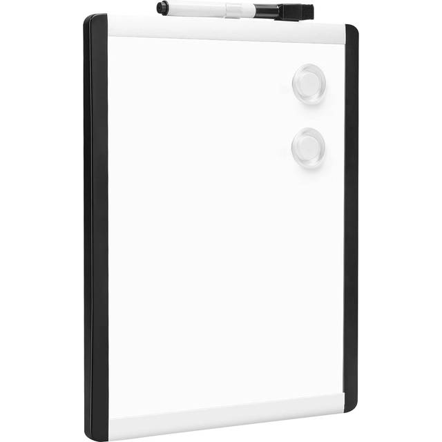 AmazonBasics Whiteboard Magnetic Dry Erase Board Plastic/Aluminum Frame, 21.6cm x 27.9cm, White