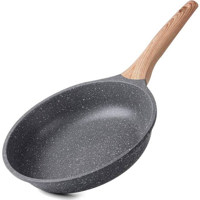 Non Stick Frying Pans 24cm, Omelette Pan for Induction Hob, Granite Frying Pan Stone Pans