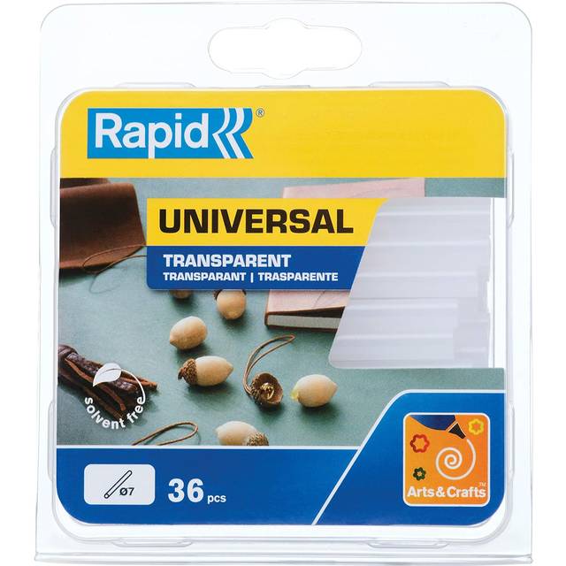 Rapid 7 mm limstavar med transparent universallim, 40107350