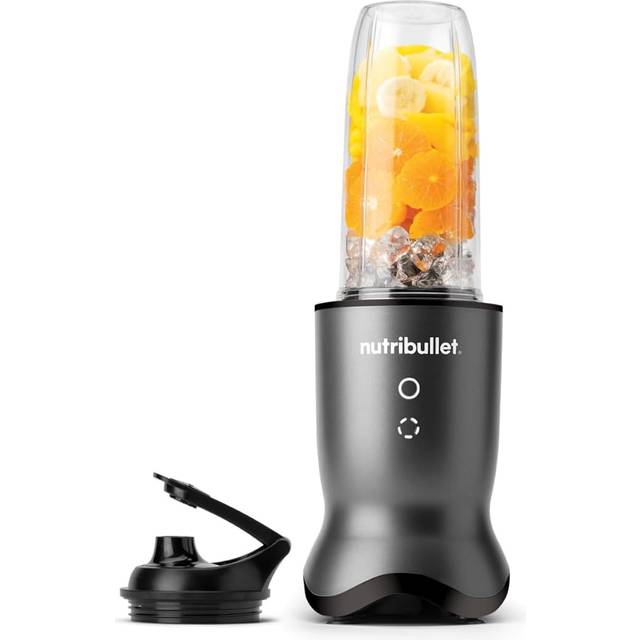 nutribullet Ultra 1000, elektrisk blender, multifunktionell blender, 1000 watt effekt, 900 ml kopp tillverkat av Tritan™ Renew, silkeslen och intuitiv, touch och upplyst gränssnitt, Grå, NB1004DGB