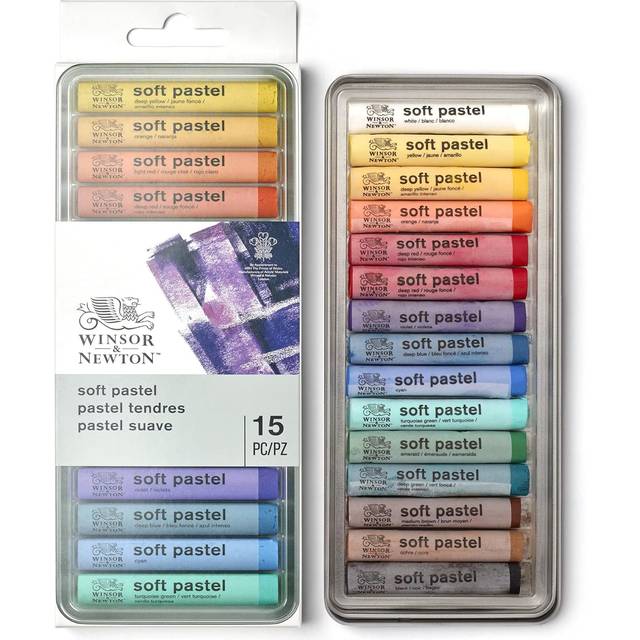 Winsor & Newton Fine Artists' Soft Pastels - Assorted Set of 15 Sticks