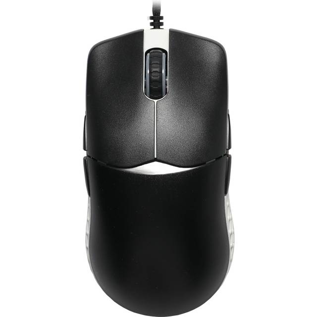 Ducky Feather Black & White Ultralätt Gamingmus - Huano Blue