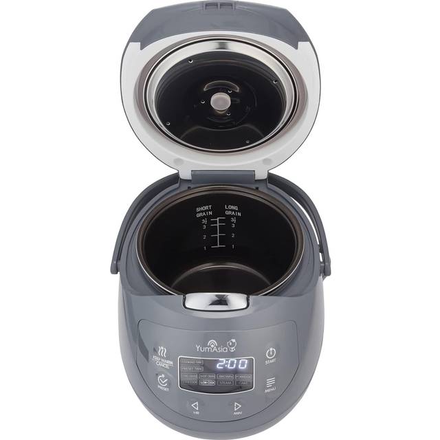 Yum Asia Panda Mini Rice Cooker With Ninja Ceramic Bowl and Advanced Fuzzy Logic (3.5 cup, 0.63 litre) 4 Rice Cooking Functions, 4 Multicooker
