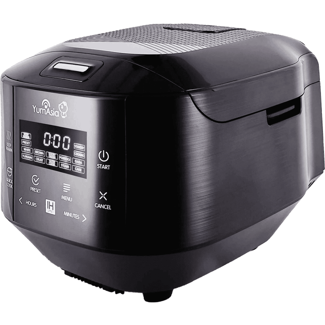 Yum Asia Bamboo Rice Cooker with Induction Heating (IH) and Ceramic Bowl, 7 Rice Cooking Functions, 4 Multicooker Functions, Motouch LED Display (1.5