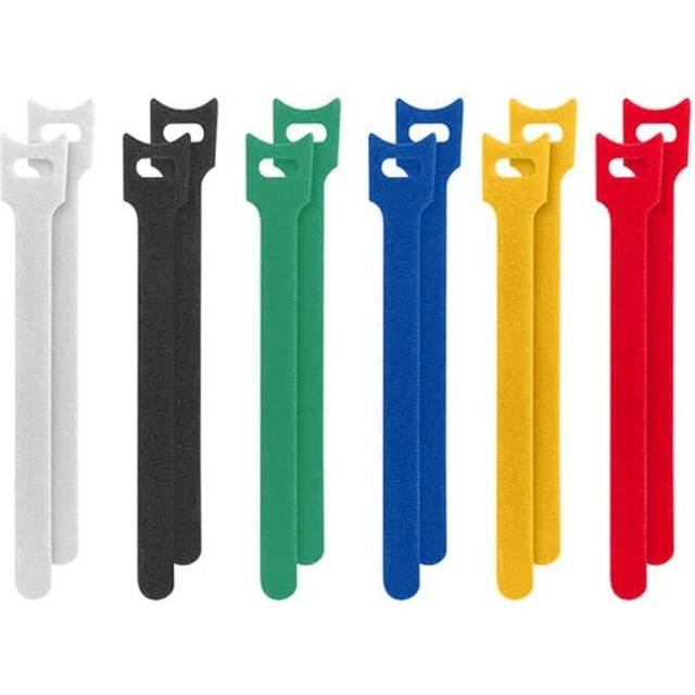 Lanberg Velcro Kabelband med kardborre (12 st)
