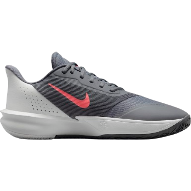 NIKE Precision VII basketskor för män FN4322 sneakers skor (UK 10 US 11 EU 45, rökgrå fotondamm 003)