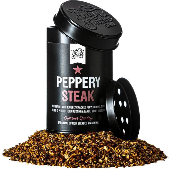 Peppery Steak Krydda Handgjord Premium Kryddor Chili Salt Peppar Vitlöks Krydda Stark och Het Kött Kyckling Steak Hamburgare BBQ Dry Rub kryddor Grillning 175g