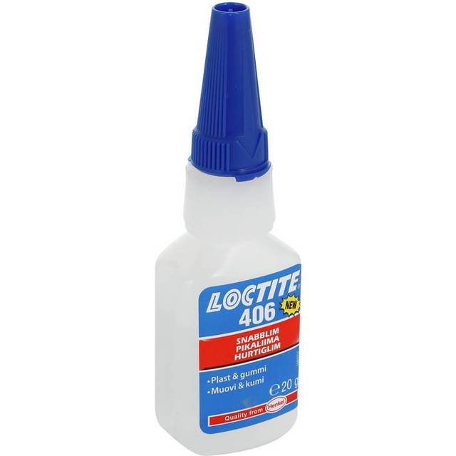 Loctite 406 Prism Cyanoacrylate Adhesive 20GM - transparent