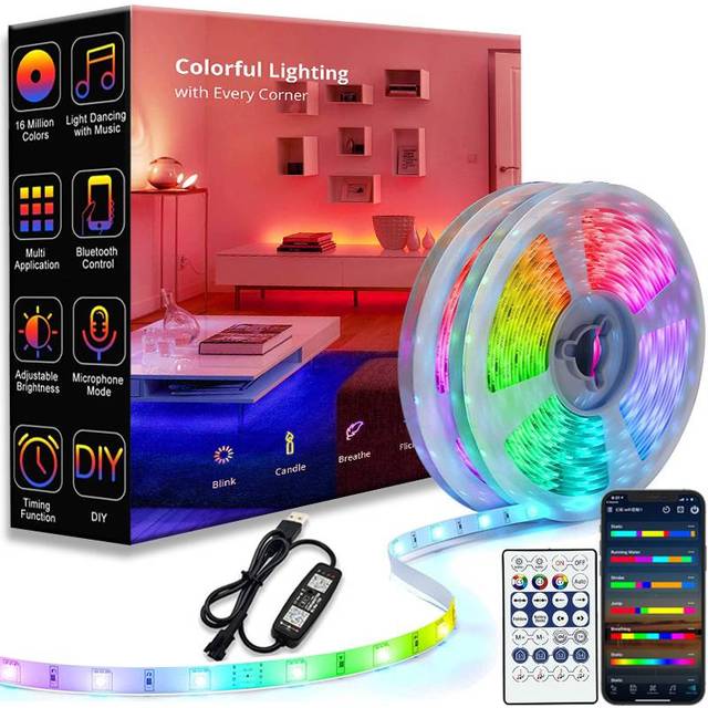 Gear Geek Home Bedroom LED Strip Lights
