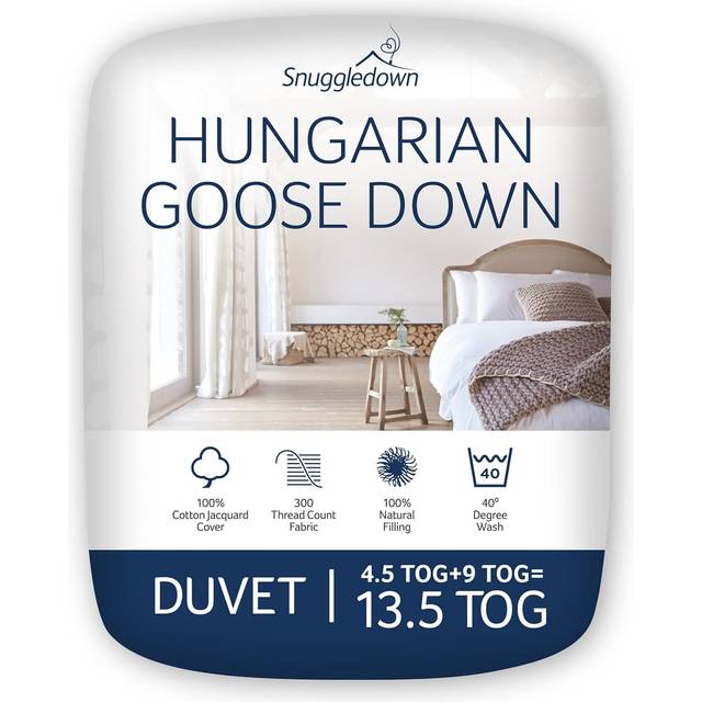 (13.5 Tog, King) Snuggledown Hungarian Goose Down Duvet  UK Made