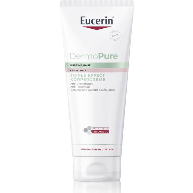 Eucerin dermopure smoothing and moisturising triple effect body cream 200 ml