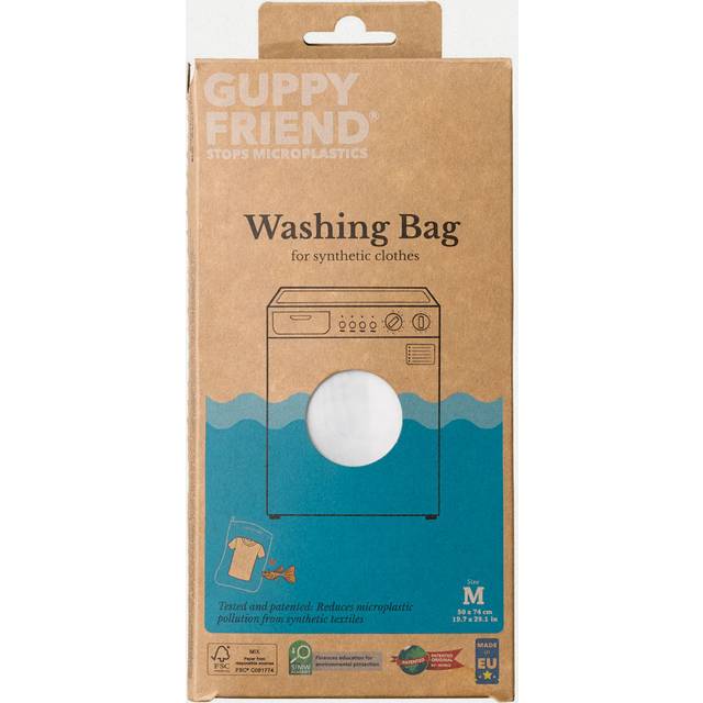 Nudie Jeans Guppyfriend Washing Bag Men's Organic Laundry Wash Bags & Frames One Size Sustainable Clothing - White (One Size)