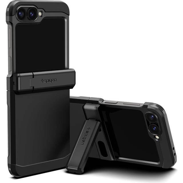 Spigen Tough Armor Pro Case kompatibel med Samsung Galaxy Z Flip 6 Skal Fodral -Zwart