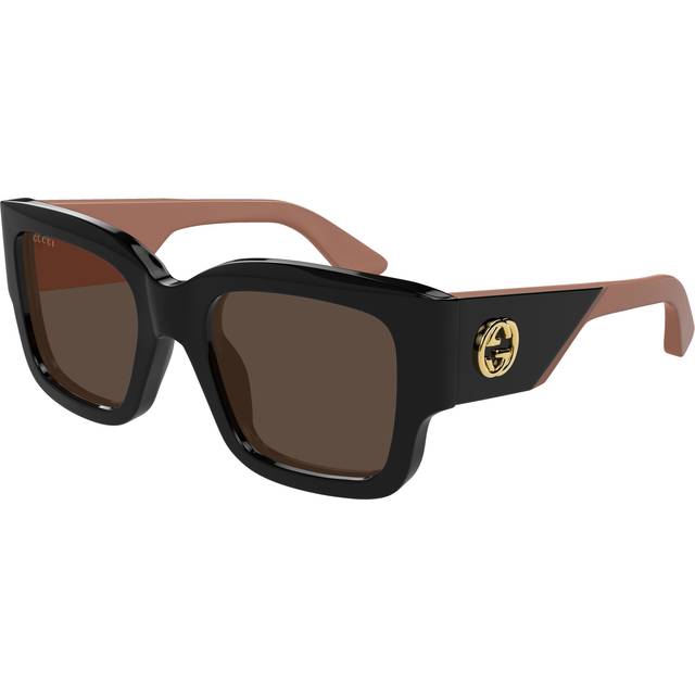 Gucci Sunglasses GG1663S 004 Black with Nude Pink Brown