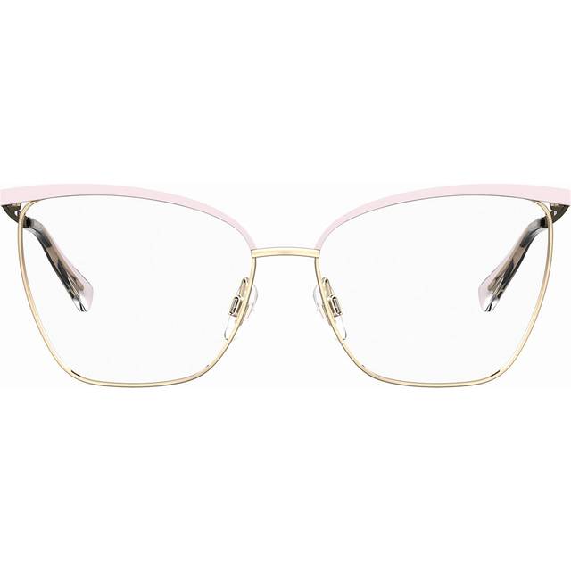Love moschino mol596 eyr gold pink 56/15/140 woman eyewear frame