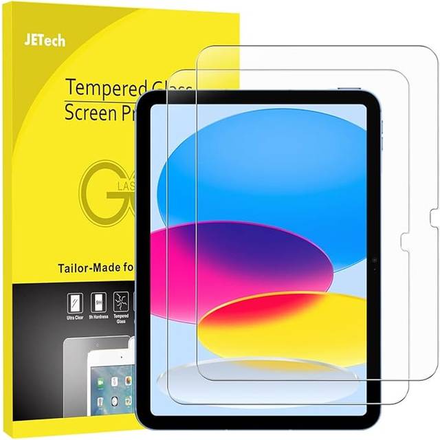 Screen Protector for iPad 10 (10.9-Inch, 2022 Model, 10th Generation), 9H Tempered Glass Film, HD Clear, 2-Pack