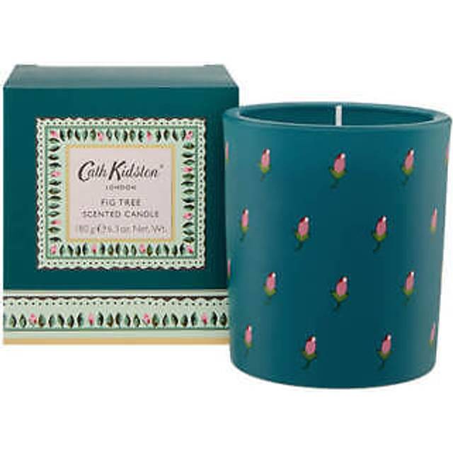 Cath kidston home fragrance fig tree dark green glass candle 180g