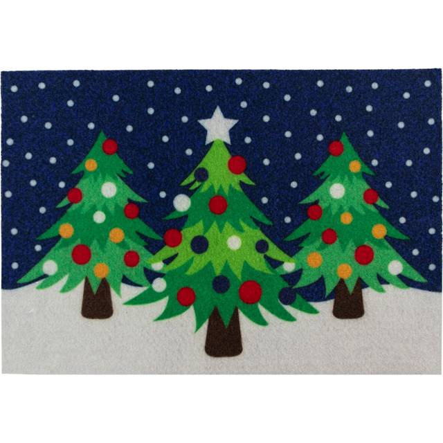 JVL Christmas Machine Washable - 40x57cm - Trees