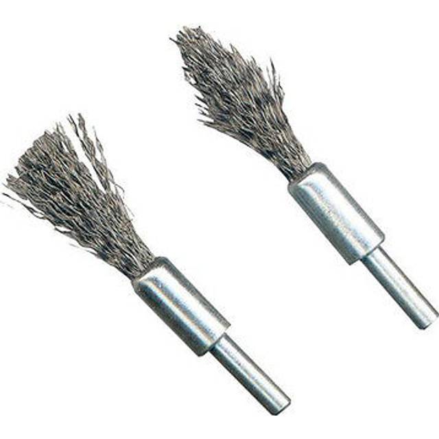 QTY 2 De Carb Wire Brush Set Removal / Clean Carbon Power Drill Accessories