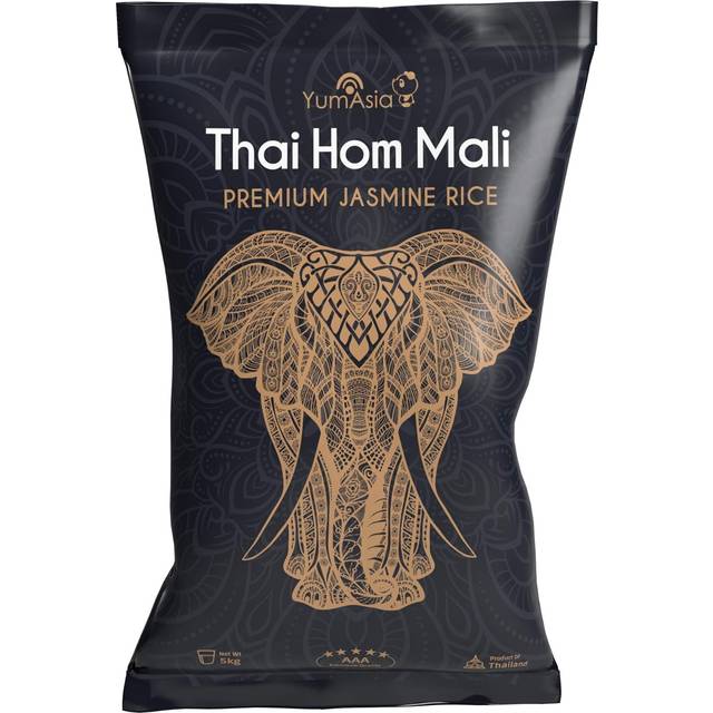 Yum Asia Thai Hom Mali Premium vitt jasminris – 5kg