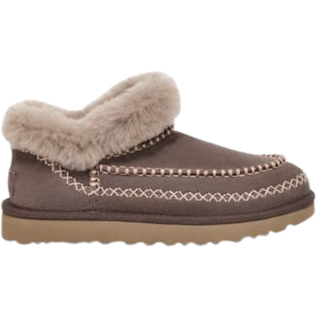 UGG Womens Classic Ultra Mini Alpine Boots Thunder Cloud Grey, 4