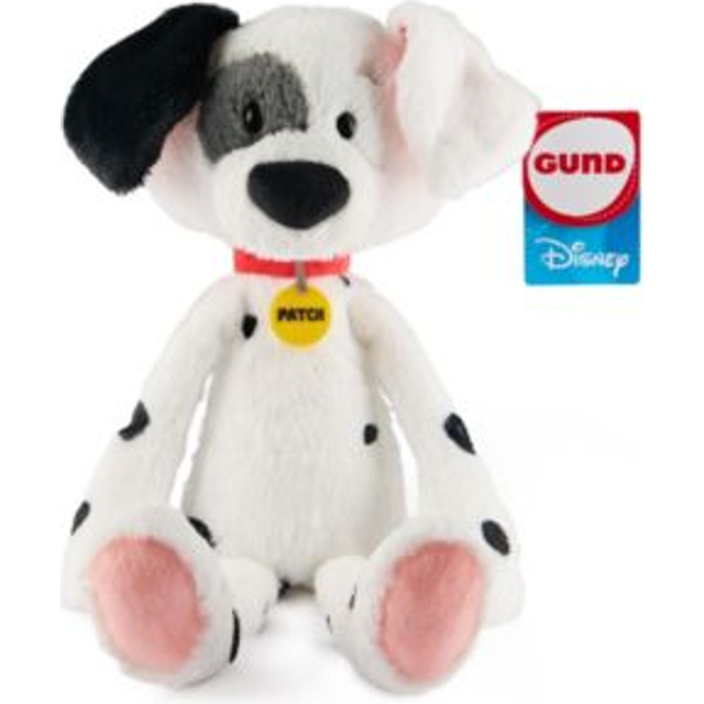 GUND Disney Official Patch Toothpick Plush  101 Dalmatians  Puppy Stuffed Animal for Ages 1 and Up  White  15