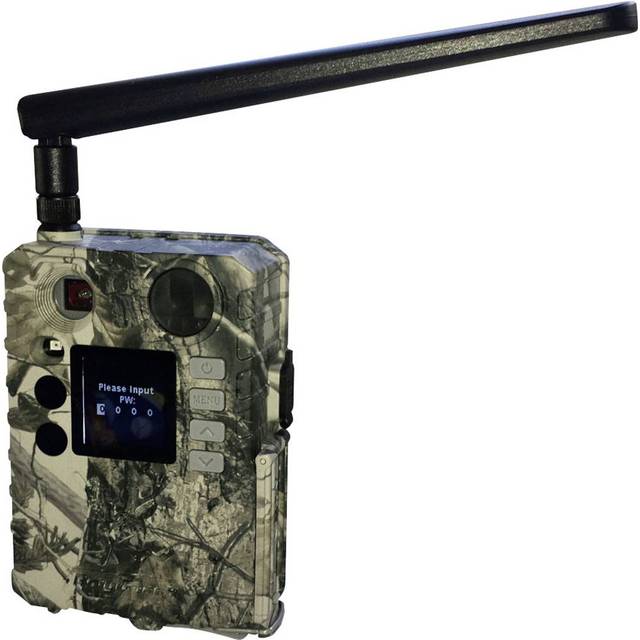 Berger & Schröter 4G/LTE BG310-M Wildkamera 18 MP, 940nm Viltkamera 18 Megapixel 4G bildöverföring, ljudinspelning, Fjärrkontroll, Black LEDs,