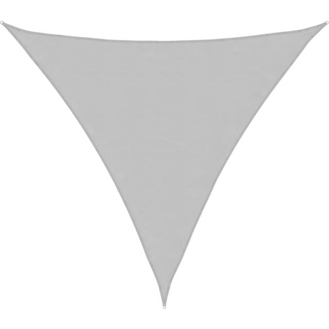 vidaXL Sun Shade Sail Light Grey 4.5x4.5x4.5 m 100% Polyester Oxford