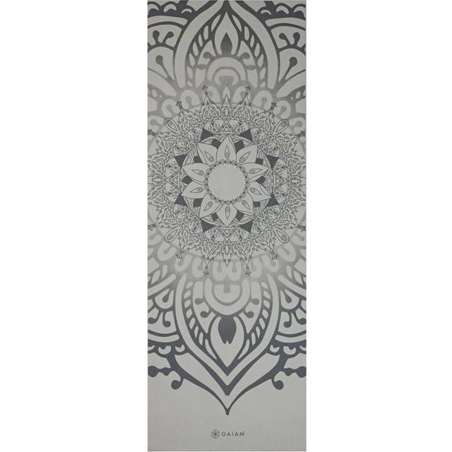 GAIAM - Sundial Layers Yoga Mat 5 mm Classic Printed - Yoga mat size 61 x 173 x 0,5 cm, grey