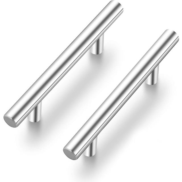 Ravinte 30 Pack |6'' Cabinet Pulls Brushed Nickel Stainless Steel Kitchen Cupboard Handles Cabinet Handles 6 Length  3.75  Hole Center