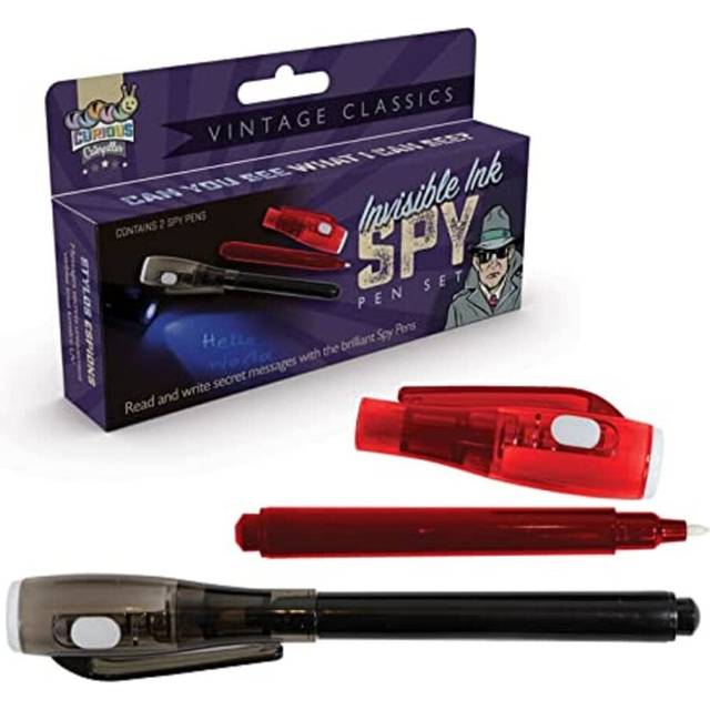10623 Invisible Ink Spy Pen-2 pack, Red and Black