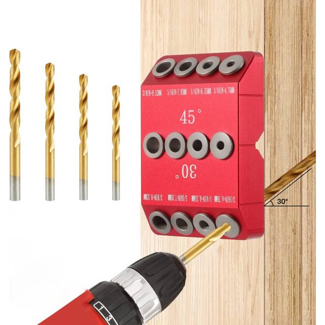 JJBRDZ-30/45/90 Angle Drill Hole Guide Jig,1PCS
