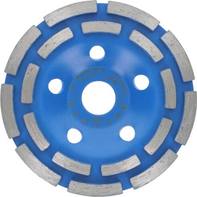 "Diamond Grinding Cup Standard 125 mm 5"" x 22.2 mm for Concrete, Masonry, Stone Double Row Diamond Grinding Pot 125mm"