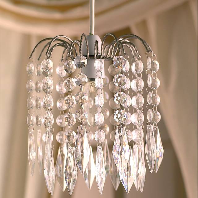 Fountain 1-Light Pendant - Silver (22cm H X 20cm W X 20cm D)