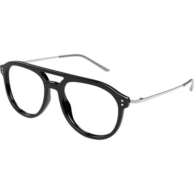 Gucci Man GG1708O 001 Optiska bågar Acetat Svart Transparent Pilot