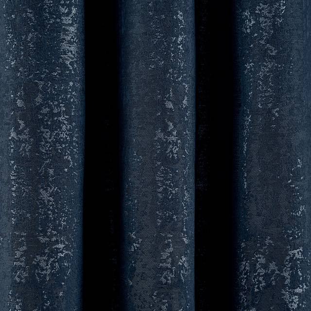 Helena Springfield Roma Lined Curtains 66" x 54", Navy