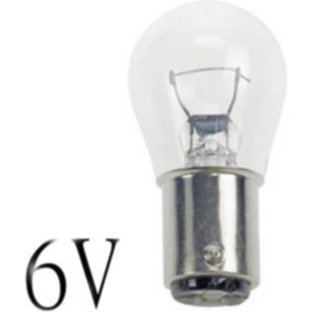 Bosma Bosma glödlampa / mopedlampa Ba15d 25x47 15W 6V B500618D