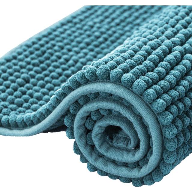 Subrtex Bathroom Rugs Chenille Bath Rug