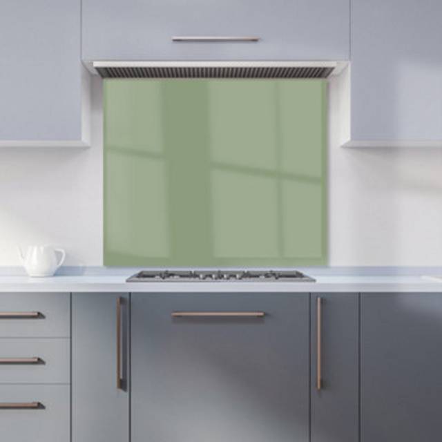 Warren Reed - Designer Sage Green Kitchen Splashback W700Mm X H750Mm, Multi