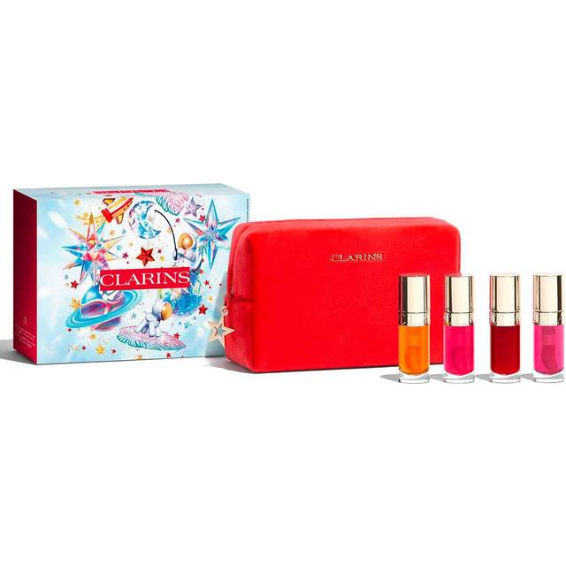 Clarins Lip Comfort Oil Gift Set 4 pcs