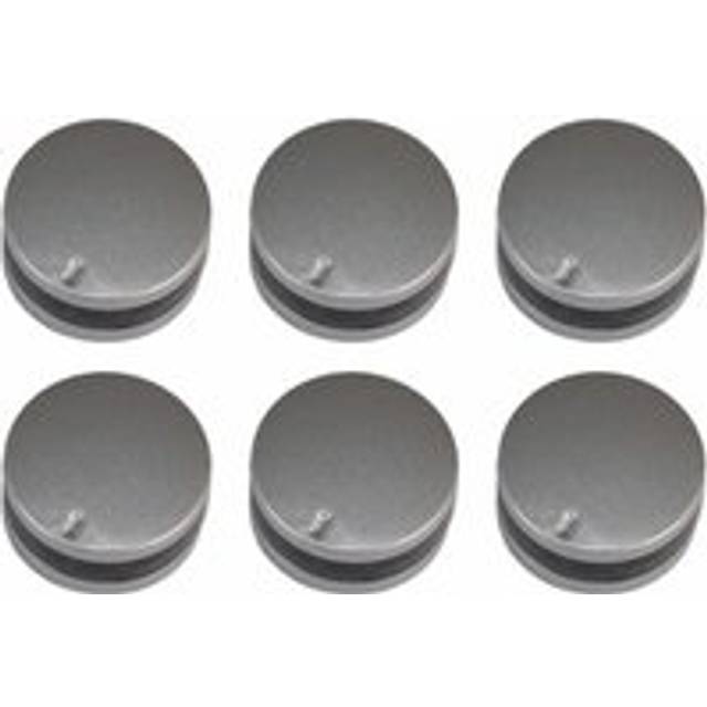 Lamona Compatible 12 O&39Clock Type Silver Replacement Oven Cooker Hob Control Knob Pack of 6