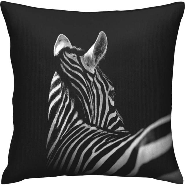 Black  White Zebra Pillow Case Covers Print Decorative Throw Pillow Covers For Room Sofa cmxcm