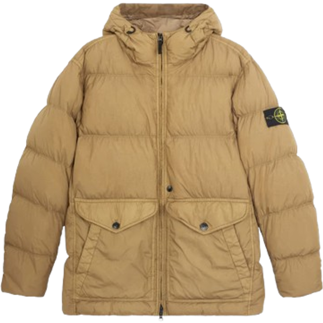 Stone Island, Jacka, Herr, S, Nylon, Marrone Pufferjacka Aw24 - brown (S)