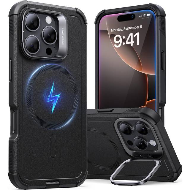 ESR for iPhone 16 Pro Max Case with Stand  23FT Military-Grade Drop Protection  Heavy Duty Magnetic Phone Case  Compatible with MagSafe Accessories  C